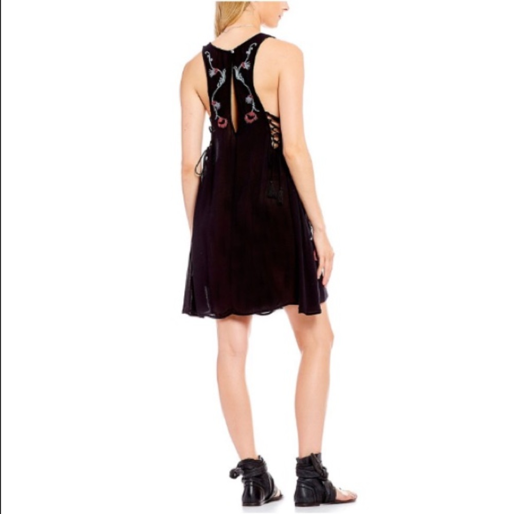 Free People Adelaide Festival Dress Black S NWT - Picture 5 of 8